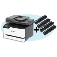 Lexmark CX431ADW Colour Laser Multifunction Printer & Full Toner Set