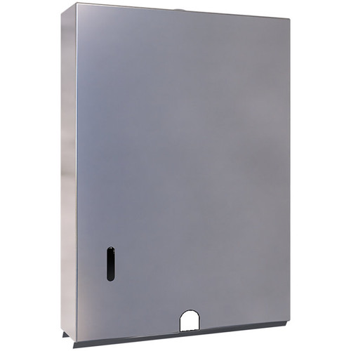 Stainless Steel Interleaved Hand Towel Dispenser, Each