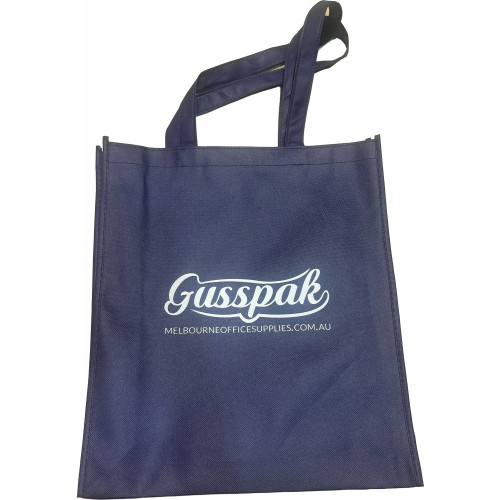 Gusspak Non Woven Bags Navy Blue 350mm H X 420mm W X 120mm Gussett & Bottom (Each)