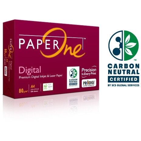 Paperone RedWrap A4 80gsm White 170Cie Premium Paper Ream 500 PEFC Certified