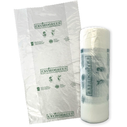 Compostable Produce / Fruit Bags 45cm x 25cm + 10cm Roll Of 250 Bags