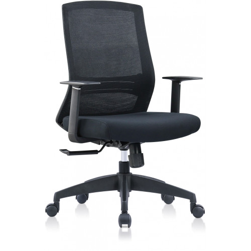 YOLO Medium Mesh Back Task Chair - Black, Each