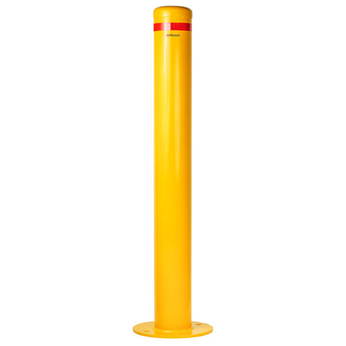 Surface Mounted Bollard 140mm Yellow