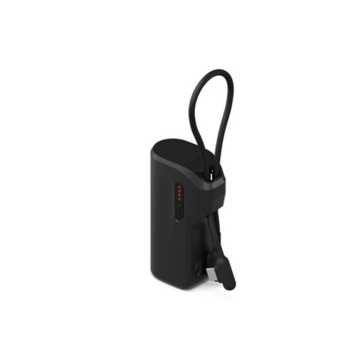 Cygnett ThumBoost PD 3.0 20W 5000mAh (5K) Power Bank + USB-C Cable Combo (Onyx Black), Each