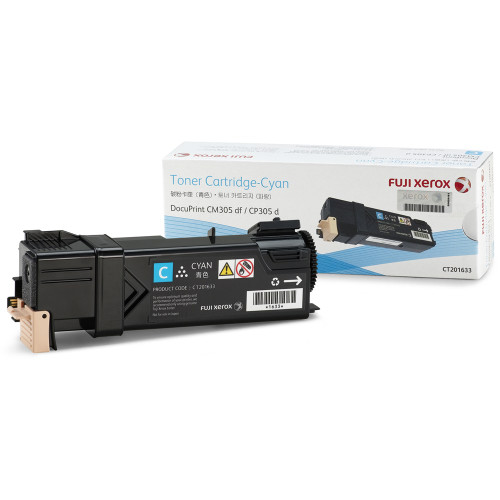 FUJI XEROX CT201633 ORIGINAL CYAN TONER CARTRIDGE 3K Suits DocuPrint CP305D / CM305DF