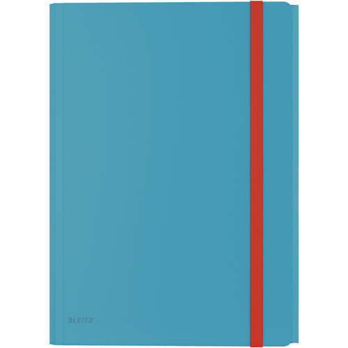 Leitz Cosy 3 Flap Folder With Pocket Pp A4 Blue
