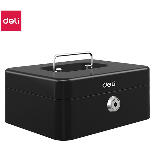 Cash Box with key 9 x 20 x 16 cm