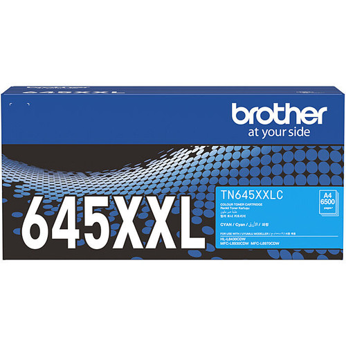 Brother TN645XXL Original Cyan Toner Cartridge with Extra High Yield 6.5K Suits HL-L8430CDW/ L8930CDW/ L8970CDW