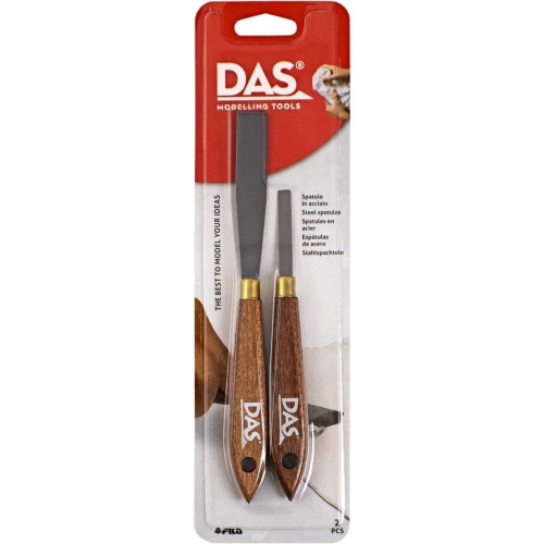 DAS Metal Spatulas Blister Pack of 2pcs