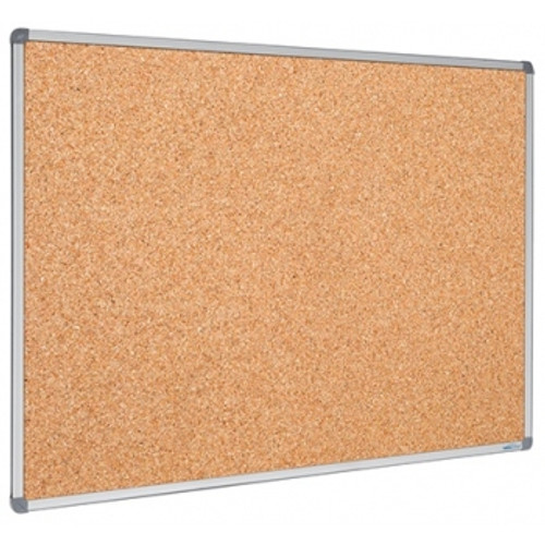 VISION CHART CORPORATE CORK PINBOARD ALUMINIUM FRAME 2400mm x 1200mm