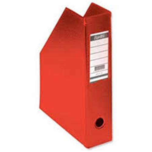 BANTEX PVC MAGAZINE FILE A4 64mm Red 4010-09 ** While Stock Last **