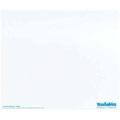 TFC Write & Wipe Boards Blank 30 Pieces