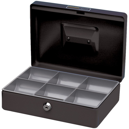 ESSELTE CLASSIC CASH BOX No.10 250x180x80mm Black