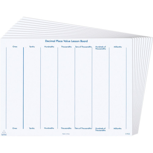 TFC Show & Tell Board Decimal Place Value 30 Pieces