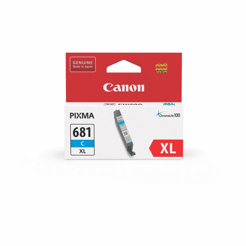 CANON CLI681XL CYAN INK CARTRIDGE - 515 PAGES Suits CANON PIXMA TR7560 / CANON PIXMA TR8560 / CANON PIXMA TS6160 / CANON PIXMA TS8160 / CANON PIXMA TS9160