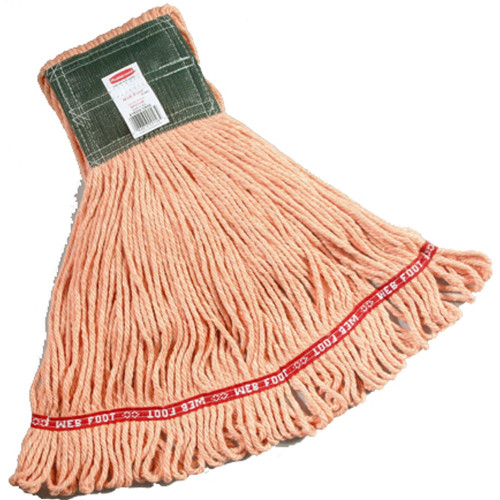 RUBBERMAID WEB FOOT WET MOP Orange Mop Head