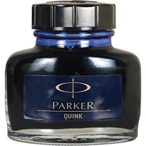 PARKER QUINK FOUNTAIN PEN INK Permanent Blue/Black 57cc 1950378