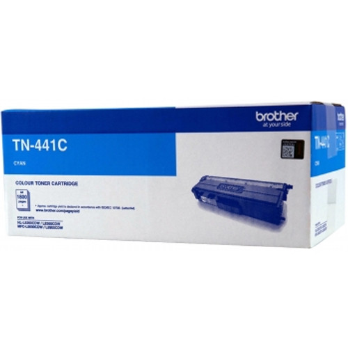 BROTHER TN-441C ORIGINAL CYAN BROTHER TONER CARTRIDGE 1.8K Suits Brother HL L8260CDW / L8360CDW, Brother MFC L8690CDW / L8900CDW