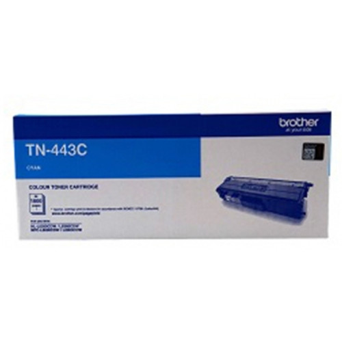 BROTHER TN443 CYAN TONER CARTRIDGE 4K Suits Brother HL L8260CDW / L8360CDW / Brother MFC L8690CDW / L8900CDW