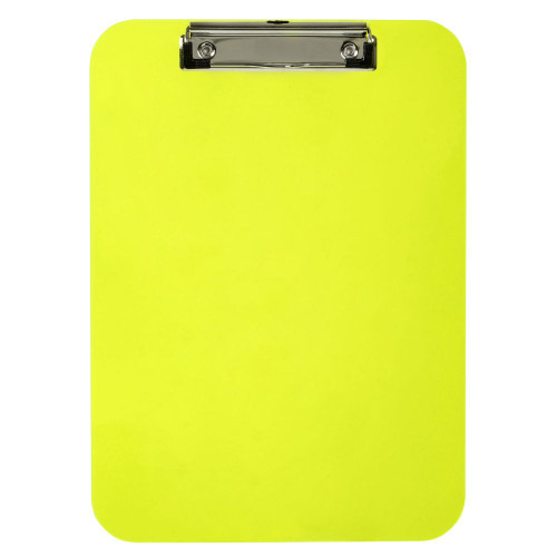 ESSELTE PLASTIC CLIPBOARD A4 Neon Green Transparent ( 51276 )