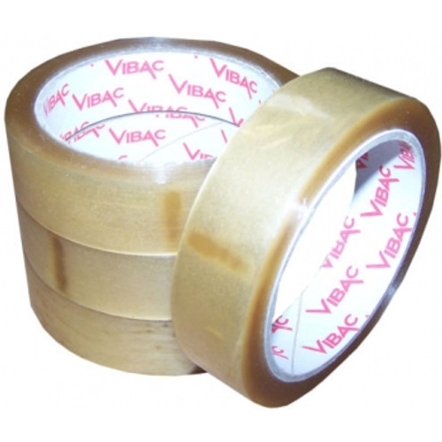 PACKAGING TAPE RUBBER BASED HEAVY DUTY Clear 30um 25mm x 75mtr