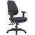 TR600-C Task Chair with 3 Lever Mechanism and Arms in Metro Black Fabric (similar to SL-END103BLK)