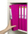 MARBIG RING BINDER A4 25MM 2D PE PINK