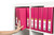 MARBIG CLEARVIEW INSERT BINDER A4 38MM 2D PINK