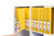 Marbig Clearview Insert Binder A4 25mm 2D Yellow