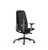 ACAMA Stylish High Back Office Chair With Synchro Mechanism and Arms in Black Colour and Black Frame, Each