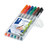 Staedtler 311 Lumocolor Non-Permanent Superfine Pens - Wallet of 6 Assorted Colours