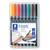 Staedtler 314 Lumocolor Permanent Broad Pens - Wallet of 8 Assorted Colours