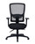 Ergona Medium Back Mesh Task Chair - Black with Arms, Each