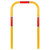 Pedestrian Bicycle Holding Rail - In Ground