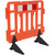 Plastic Fence Portable Barrier - 1000mm Orange