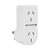 Moki Double Adaptor - Vertical + Surge Protection