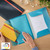 Leitz Cosy 3 Flap Folder With Pocket Pp A4 Blue