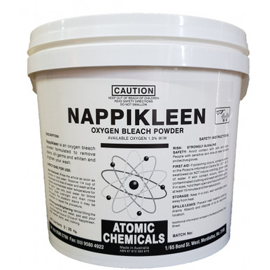 OXYGEN BLEACH NAPPY WASH POWDER 5kg Pail - Melbourne Office Supplies