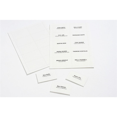 Select Card Inserts REXEL INSERT CARDS FOR HOLDERS 90mm x 55mm - 25 sheets x 10 cards ...