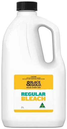 BLACK & GOLD BLEACH REGULAR 2L - Melbourne Office Supplies