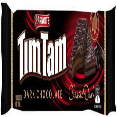 ARNOTTS BISCUITS CHOCOLATE TIM TAM CHOCOLATE CLASSIC DARK 200GM ...