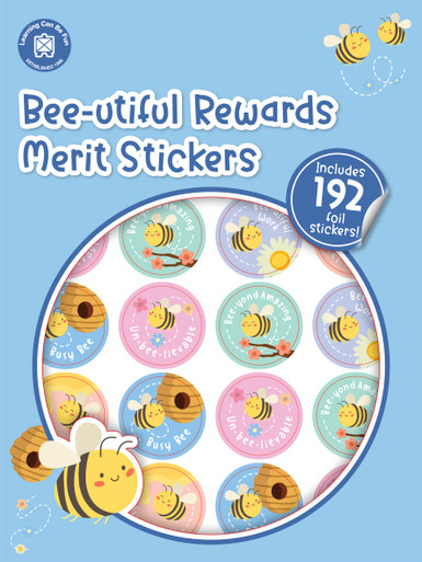Bee Utiful Rewards Merit Sticker Book Melbourne Office Supplies