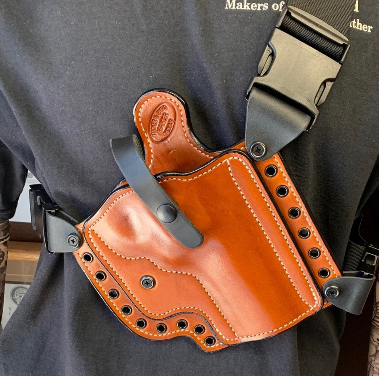 DC-4L Leather Chest Holster - Tucker Gunleather Store