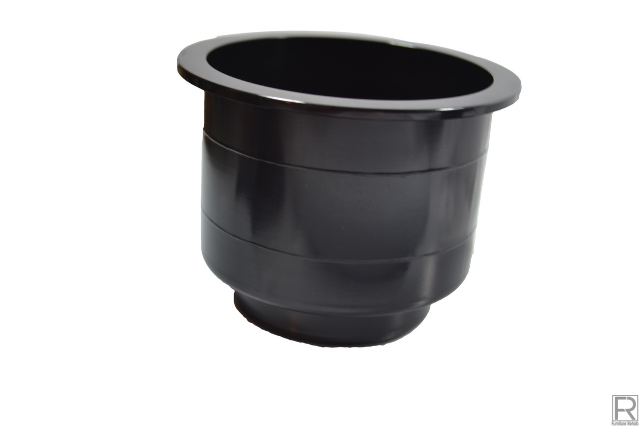 Universal Replacement Black Plastic Cup Holder, 4 Diameter