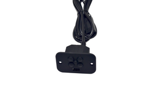 5 Button Black Rubber Handset with Home Function and 1A USB