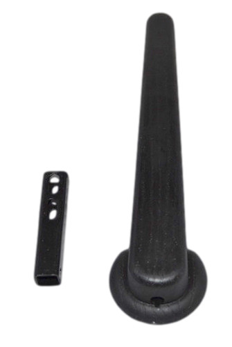 Recliner Footrest Release Handle Lever 5/8" Hole Black with 3 inch Extension Tube