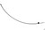 Replacement Recliner Release Cable, 3mm Barrel, 2.5 inch exposed wire, 33.5 Inches long