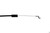 Replacement Recliner Release Cable, 6mm Barrel Connector, 4.25" inch exposed wire, 58.5 Inches long, S-Tip