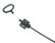 Natuzzi OEM D Ring Recliner Handle and Cable, 32", 3.25" Exposed Wire S Tip