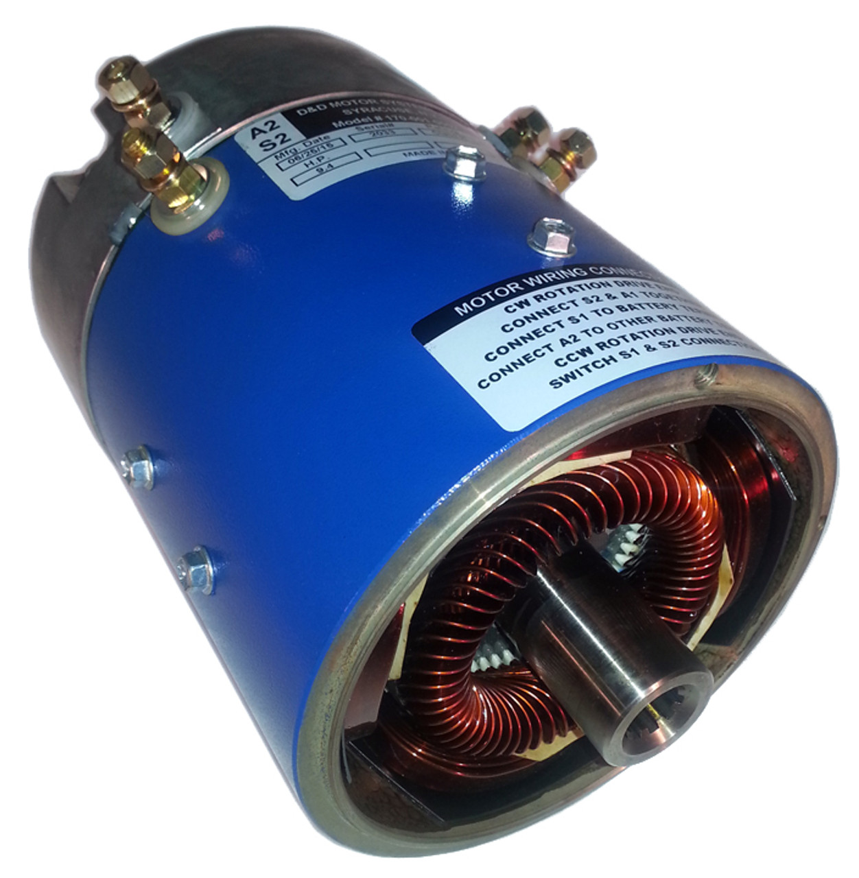 Club Car Electric Motor, High Speed, 48 Volt